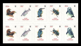 Denmark 2022 Mih. 2084/88 Fauna. WWF. Endangered Species. Birds. Fish. Beetle. Dolphin (M/S) MNH ** - Nuevos