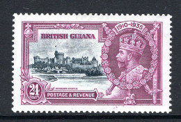 British Guiana 1935 KGV Silver Jubilee - 24c Value HM (SG 304) - Brits-Guiana (...-1966)