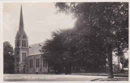 481269Schoonhoven, R.K. Kerk Met Pastorie. (FOTO KAART) - Schoonhoven