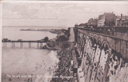 4812304Ramsgate, The Sands And West Cliff Promenade. (Tiny Folds In The Corners) - Ramsgate