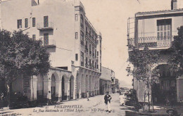 4812359Philippeville, La Rue Nationale Et L'Hôtel Léger. – 1910.  - Skikda (Philippeville)