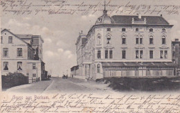 4812378Borkum, Gruss Aus Borkum. Mit Villa Janssen. – Um 1900. (schöne Karte) - Borkum