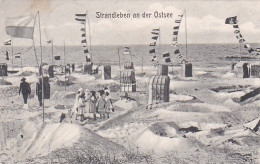 4812382Strandleben An Der Ostsee. – 1907. (sehr Kleines Falte Im Ecken) - Borkum