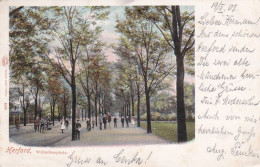 4812566Herford, Wilhelmsplatz. – 1902. (Karte Vom Album) - Herford