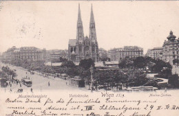 4812640Wien, Maximilianplatz – Votivkirche. – 1903. (sehr Kleines Falte Im Ecken) - Vienna Center