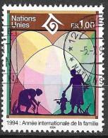 O.N.U. GENEVE - 1994 - ANNO FAMIGLIA - FR. 1,00 - USAT0 (YVERT 264 - MICHEL 244) - Usati
