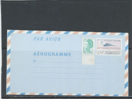 AEROGRAMME -N°1014 -AER -CONCORDE - 3,70 F+ 0,20 COMPLEMENT - Aerogramme