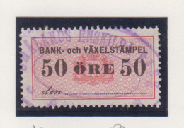 Zweden Fiskale Zegel Cat. Barefoot : Vexelstaempel(Bills Of Exchange) 33 - Revenue Stamps