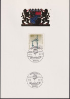 1979/80 Berlin  Mi:DE-BE 604El. Kohlenbogenlampe, Sonderstempel: Oktoberfest `80, 5.10.1980, Bierhumpen - Ballon - Briefe U. Dokumente