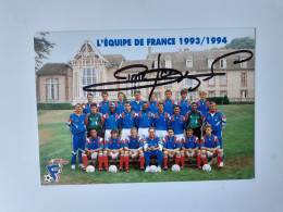 Football -  Autographe Aimé Jacquet - Handtekening
