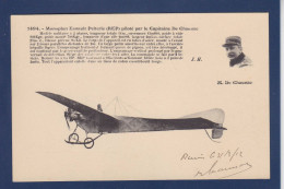 CPA Aviation Autographe Signature De De Chaunac Pilote Aviateur - Flieger Und Astronauten