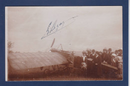 CPA Aviation Autographe Signature De Legagneux Pilote Aviateur Au Meeting De Barbezieux Carte Photo - Flieger Und Astronauten