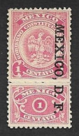SD)1914 MEXICO FROM THE SERIES AGUILITA PORFIRIANA 1C SCT 393A WITH DISTRICT MEXICO D. F, MINT - Mexico