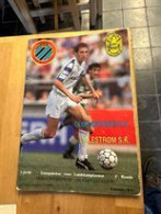 Club Brugge Programma Lillestrom S.K. Europabeker 1990 - Andere & Zonder Classificatie