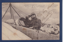 CPA Aviation Autographe Signature De LANDRY Pilote Aviateur - Aviators & Astronauts