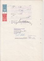 Zweden Fiskale Zegel Cat. Barefoot : Staempel(Documentary) 48+62 Op Volledig Document - Revenue Stamps