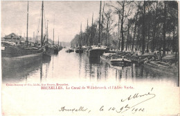 CPA Carte Postale Belgique Bruxelles  Allée Verte Canal De Willebroeck 1902 VM78603ok - Lanen, Boulevards