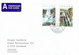 Iceland Island 2006 Reykjavik Second-tallest Waterfall Glymur Waterfall Öxarárfoss Cover - Cartas & Documentos