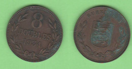 Guernsey Guernesey 8 DOUBLES 1934 - Guernesey