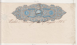 Zweden Fiskale Zegel Cat. Barefoot : Charta Sigillata Reeks 1845/1857 4 Skilling - Steuermarken