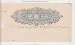 Zweden Fiskale Zegel Cat. Barefoot : Charta Sigillata Reeks 1845/1857 6 Skilling - Steuermarken