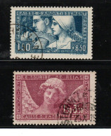 FRANCE, Nos 252 ET 256 OBLITERES SANS AMINCIS. LA COTE EST DE 280 EUROS - Used Stamps