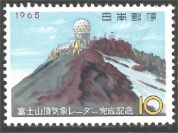 526 Japonr Meteorological Station Radar Mt Fuji Kengamine MNH ** Neuf SC (JAP-719b) - Climate & Meteorology