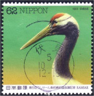 526 Japon Grue Egret (JAP-366) - Grues Et Gruiformes