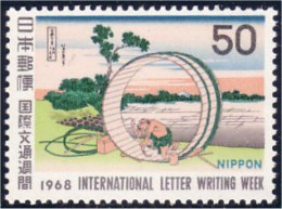 526 Japon Letter Writing 1968 MNH ** Neuf SC (JAP-65) - Nuovi