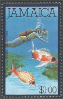 524 Jamaica Plongée Plongeur Diver Diving Scuba MNH ** Neuf SC (JAM-141) - Immersione