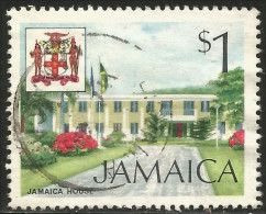 524 Jamaica $1 Jamaica House (JAM-123) - Jamaique (1962-...)