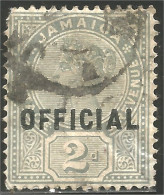 524 Jamaica 2p Ardoise Slate Official (JAM-103) - Jamaïque (...-1961)