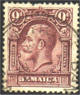 524 Jamaica 9d Brown (JAM-5) - Jamaique (1962-...)