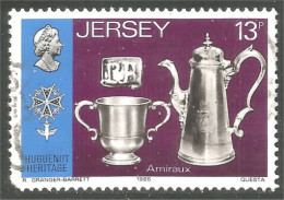 528 Jersey Silver Coffee Pot Cafétière Café (JER-95) - Altri & Non Classificati