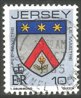 528 Jersey Armoiries Blason Famille Le Maistre Family Arms (JER-84k) - Briefmarken