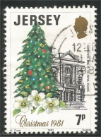 528 Jersey Arbre Sapin Noel Christmas Tree 1981 (JER-76) - Trees