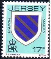 528 Jersey Armoiries Mabon Coat Of Arms MNH ** Neuf SC (JER-32) - Francobolli