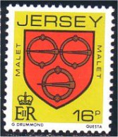 528 Jersey Armoiries Malet Coat Of Arms MNH ** Neuf SC (JER-31) - Francobolli