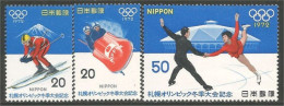 526 Japon Ski Bobsled Patihage Skating MNH ** Neuf SC (JAP-740) - Wintersport (Sonstige)