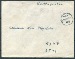 1943 Finland Kenttapostia Fieldpost Cover - Storia Postale