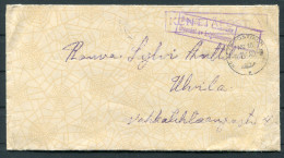 1940 Finland Kenttapostia Fieldpost Censor Cover  - Briefe U. Dokumente