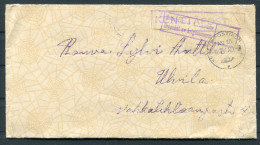 1940 Finland Kenttapostia Fieldpost Censor Cover  - Covers & Documents