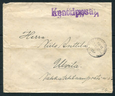 1940 Finland Kenttapostia Fieldpost Cover  - Storia Postale