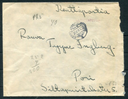 1942 Finland Kenttapostia Fieldpost Cover  - Storia Postale