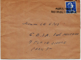 CAMBRAI Nord Lettre Recommandée 2° Ech Tf 8 12 1951 15 F Muller Rouge X 4 Yv 1011 Dest Gallac (arrivée Verso) - 1921-1960: Moderne