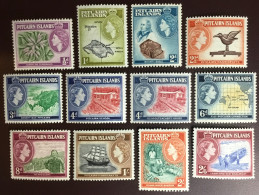 Pitcairn Islands 1957 - 1963 Definitives Set MNH - Pitcairn Islands