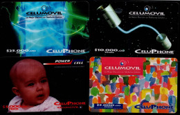 TT71-COLOMBIA PREPAID CARDS - 1996-1998 - USED - CELUMOVIL - SCARCES - Colombie