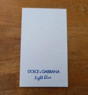 Carte Dolce & Gabbana Light Blue - Modern (ab 1961)