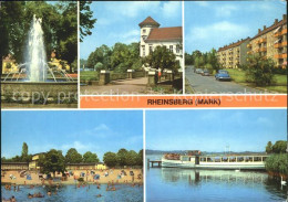 72287528 Rheinsberg Springbrunnen Platz Der Befreiung Schloss Freibad  Rheinsber - Zechlinerhütte