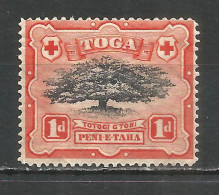 Tonga 1897 Mint Stamp MLH  Red Cross - Tonga (1970-...)